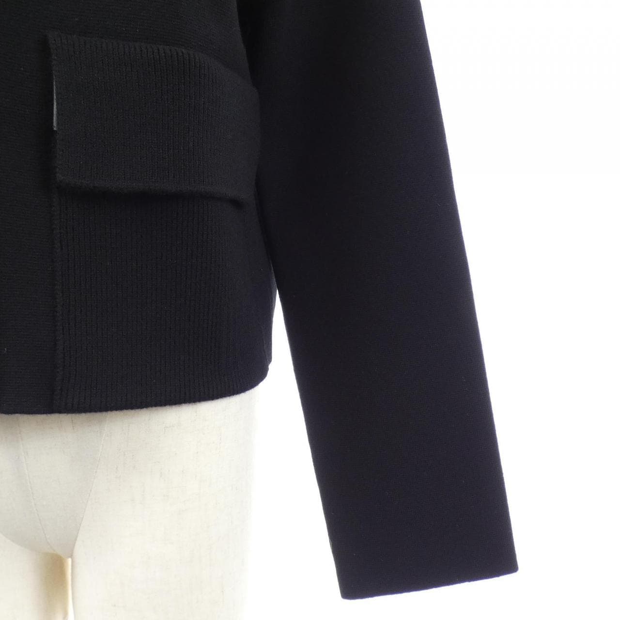 エルメス HERMES レザーディテール パッチポケット 6E2223D3 ジャケット