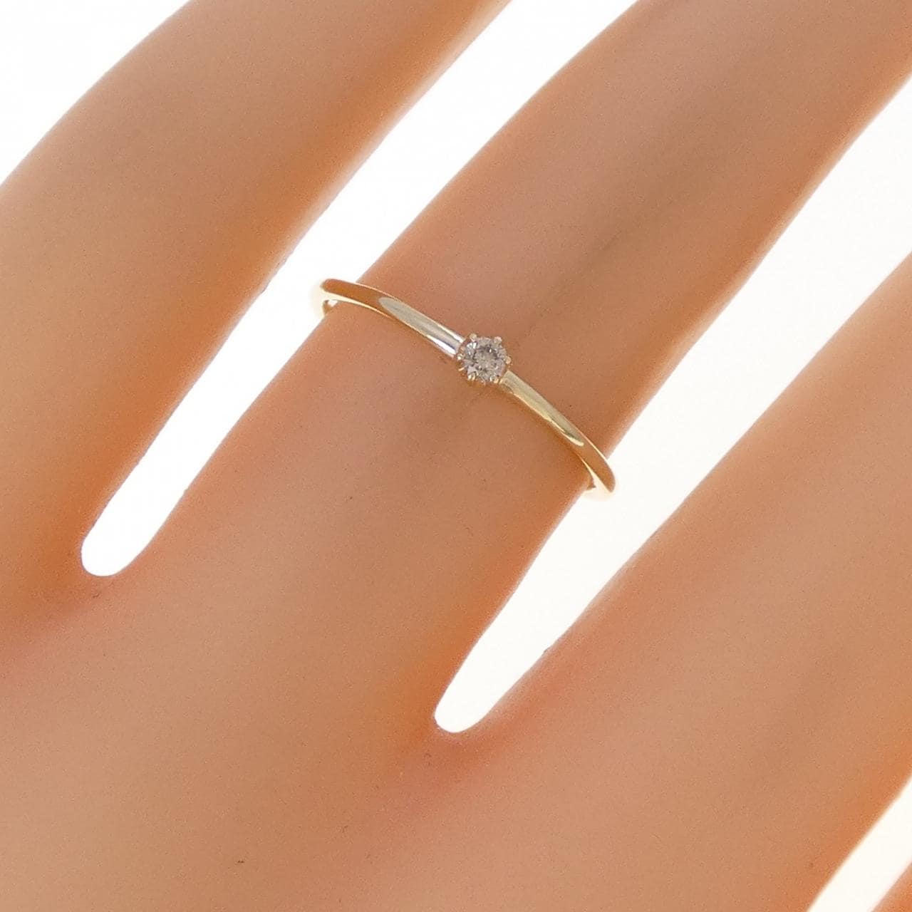 K10YG ダイヤモンド リング