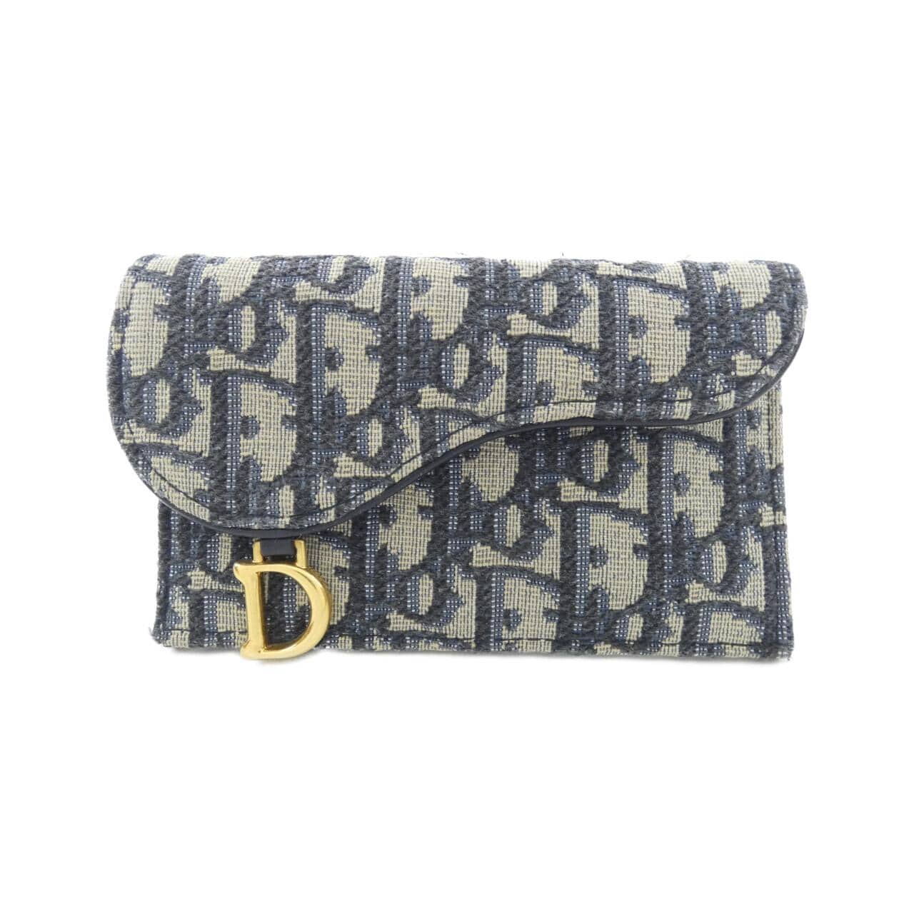 クリスチャンディオール DIOR OBLIQUE サドル コスモス ジップ カード ホルダー S5692CTZQ コインケース