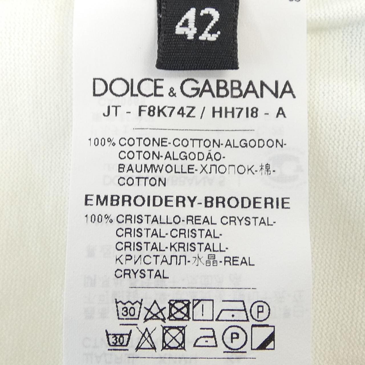 ドルチェアンドガッバーナ DOLCE&GABBANA F8K74Z/HH7I8 Tシャツ