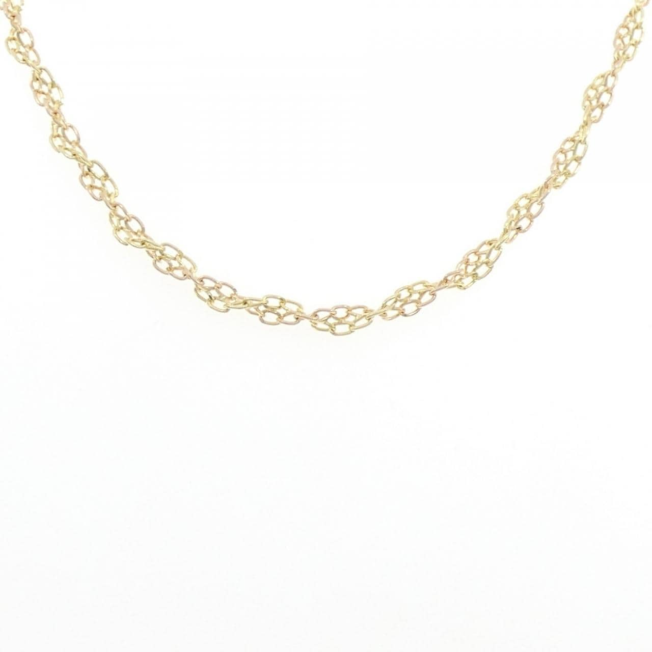 K18YG/K18PG necklace