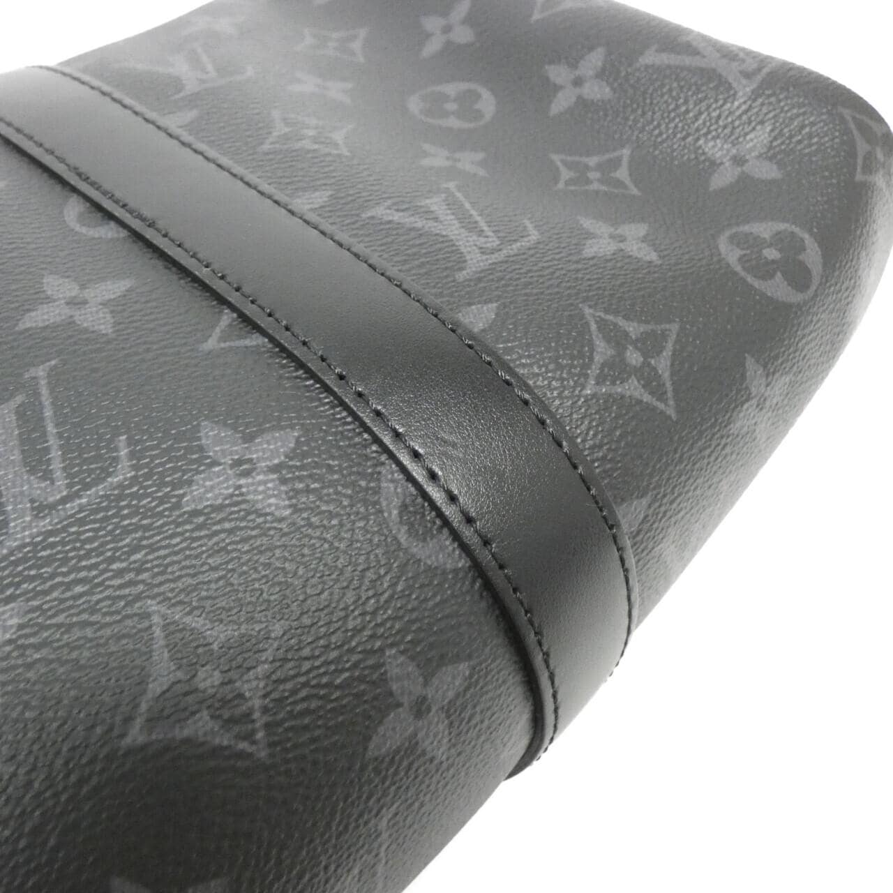 LOUIS VUITTON Monogram Eclipse Keepall Bandouliere 35cm M46655 Boston Bag