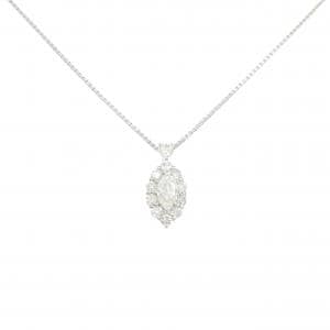 PT950/PT850 ダイヤモンド ネックレス 0.30CT
