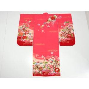 【未使用品】子供　女の子四ツ身