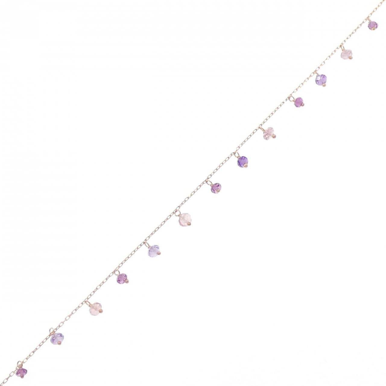 K10PG カラーストーン ブレスレット