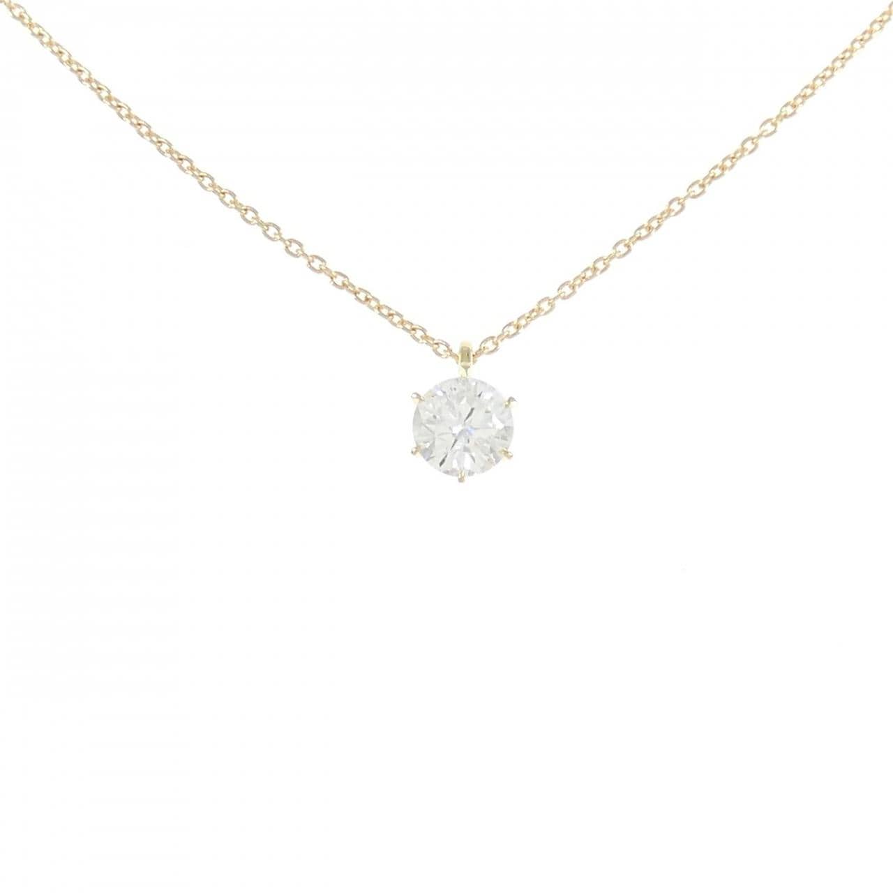 [Remake] K18YG Diamond Necklace 0.441CT G SI1 VG
