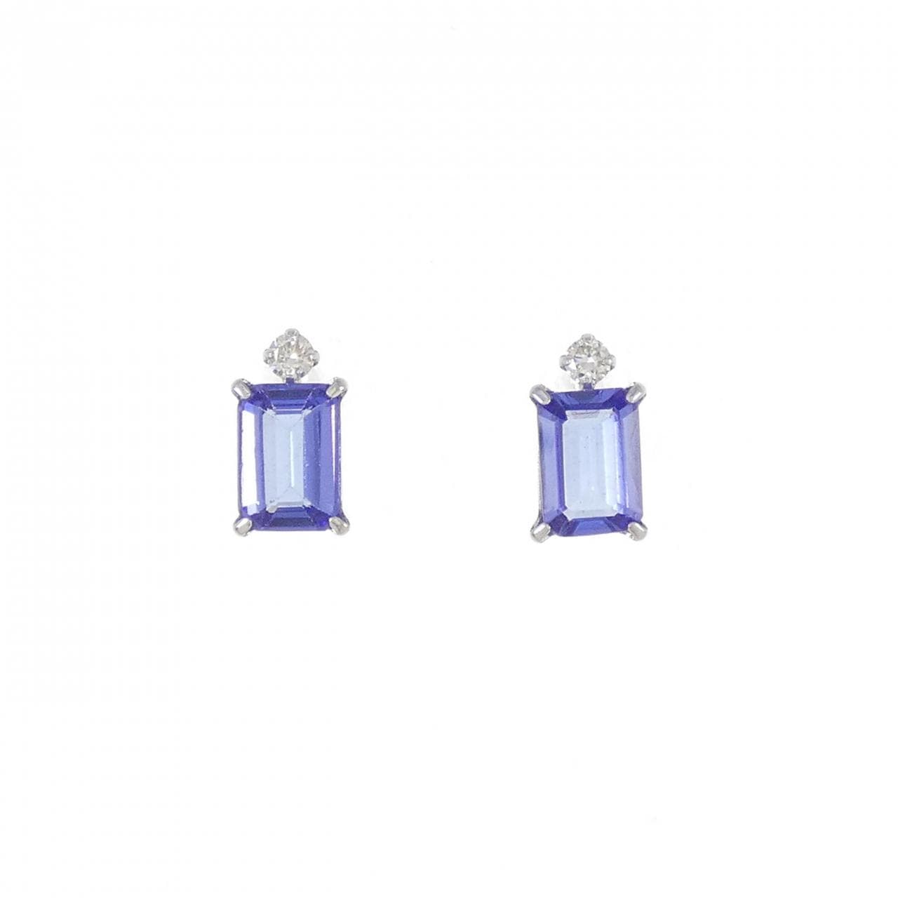 【リメイク】PT タンザナイト ピアス 1.74CT