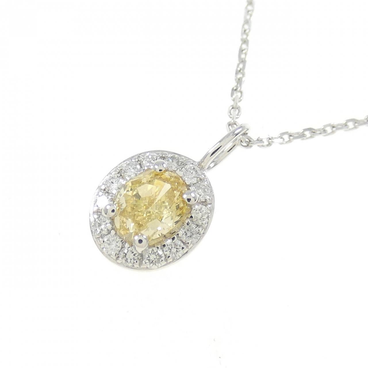 【新品】K18WG ダイヤモンド ネックレス 0.32CT