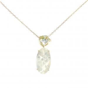 K18YG ムーンストーン ネックレス 5.34CT