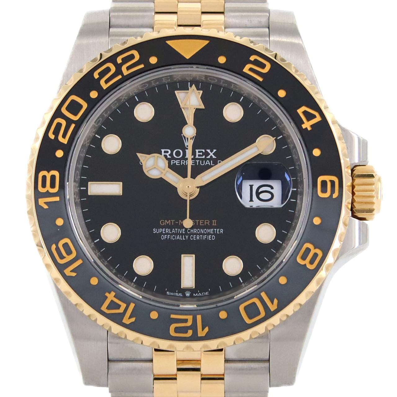 ロレックス GMTマスターⅡ 126713GRNR SSxYG 自動巻 ランダム番