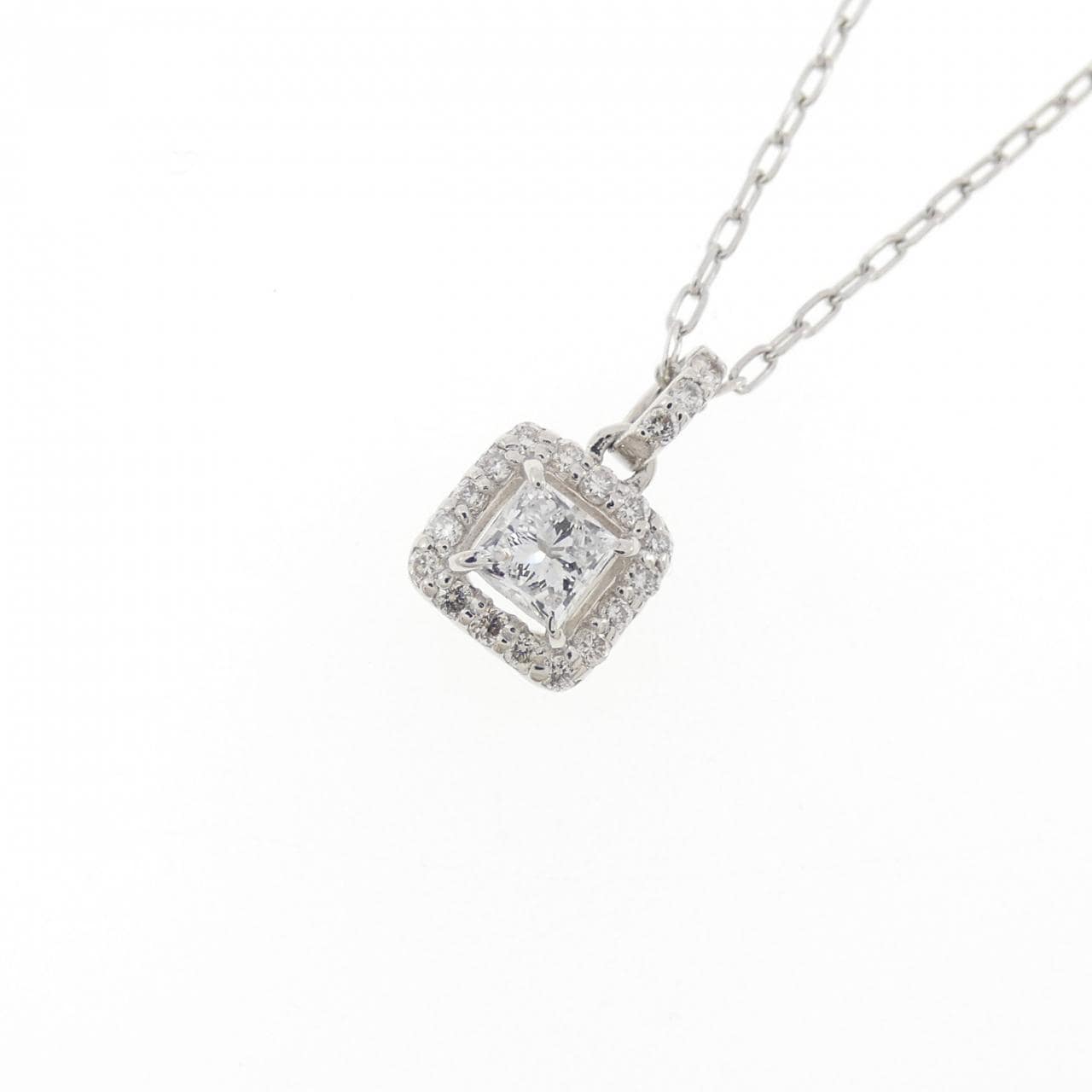 PT900/PT850 ダイヤモンド ネックレス 0.196CT