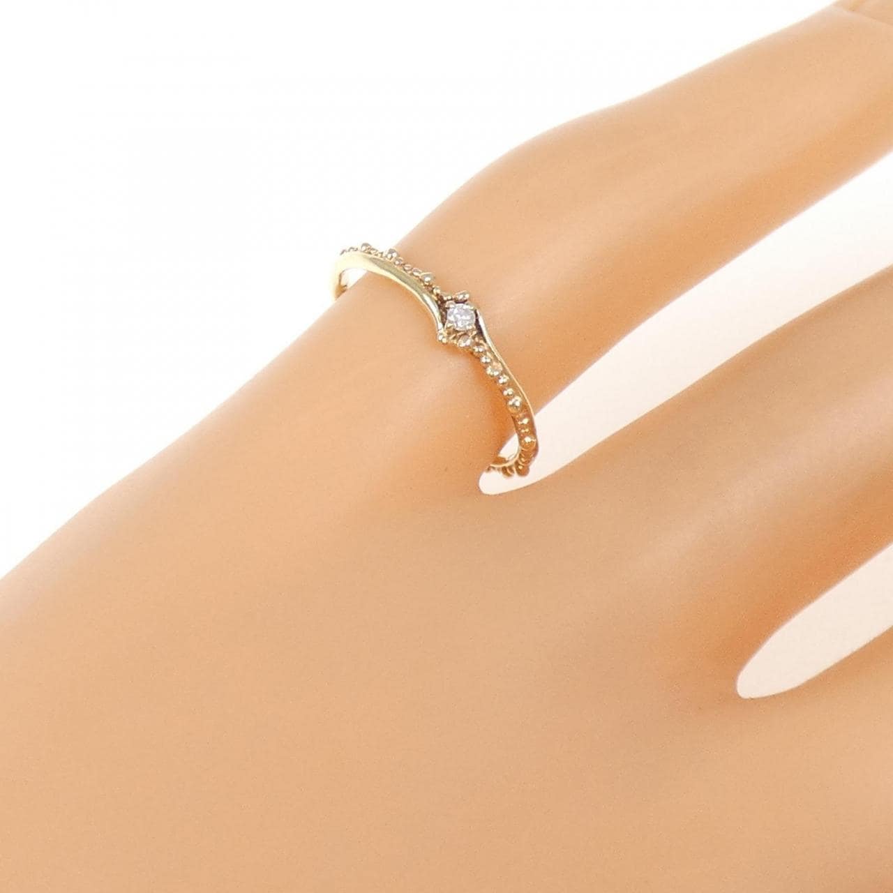 シエナ ロゼ ダイヤモンド リング 0.014CT