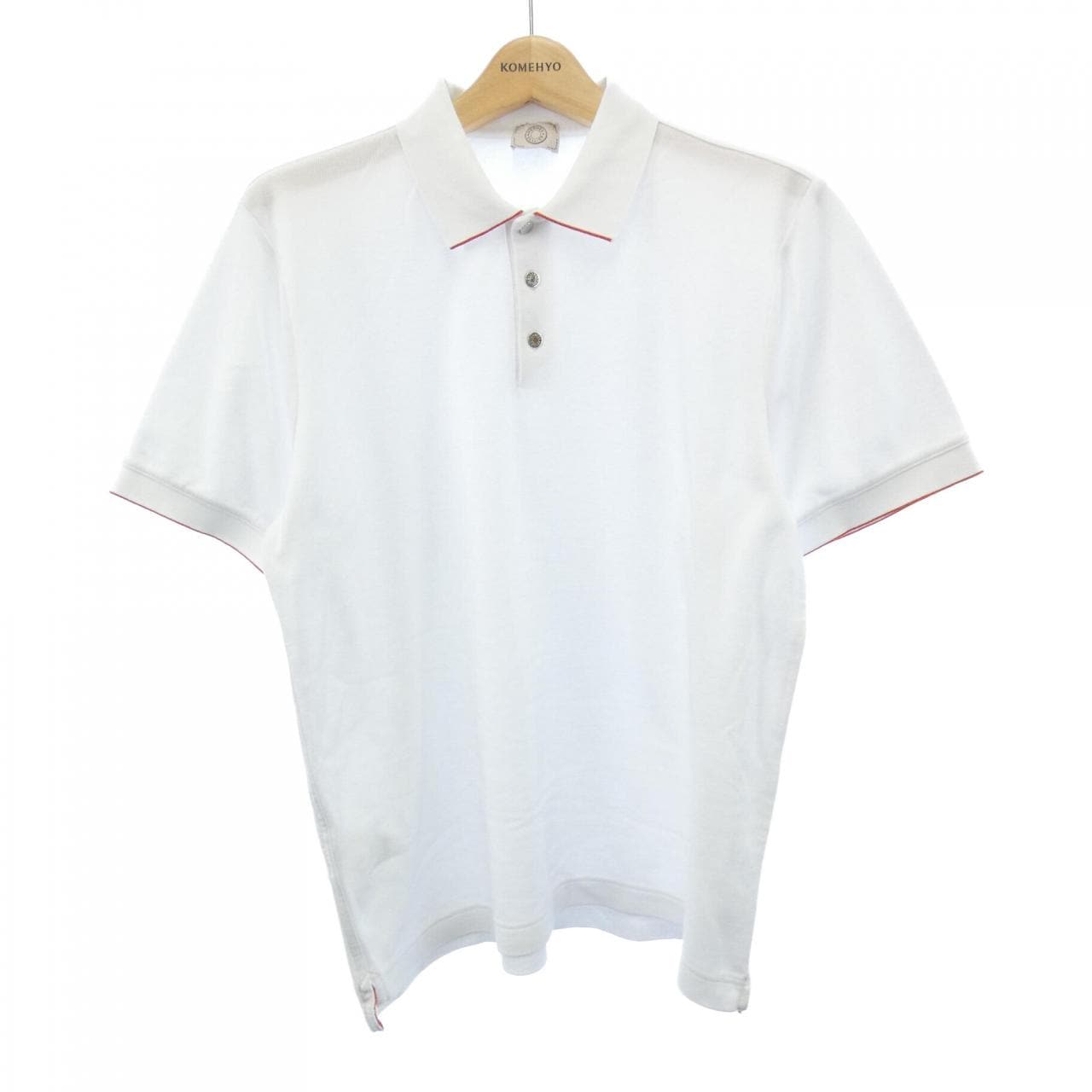 エルメス HERMES クルードセル メンズ H800271E ドゥブル･ジュー ポロシャツ