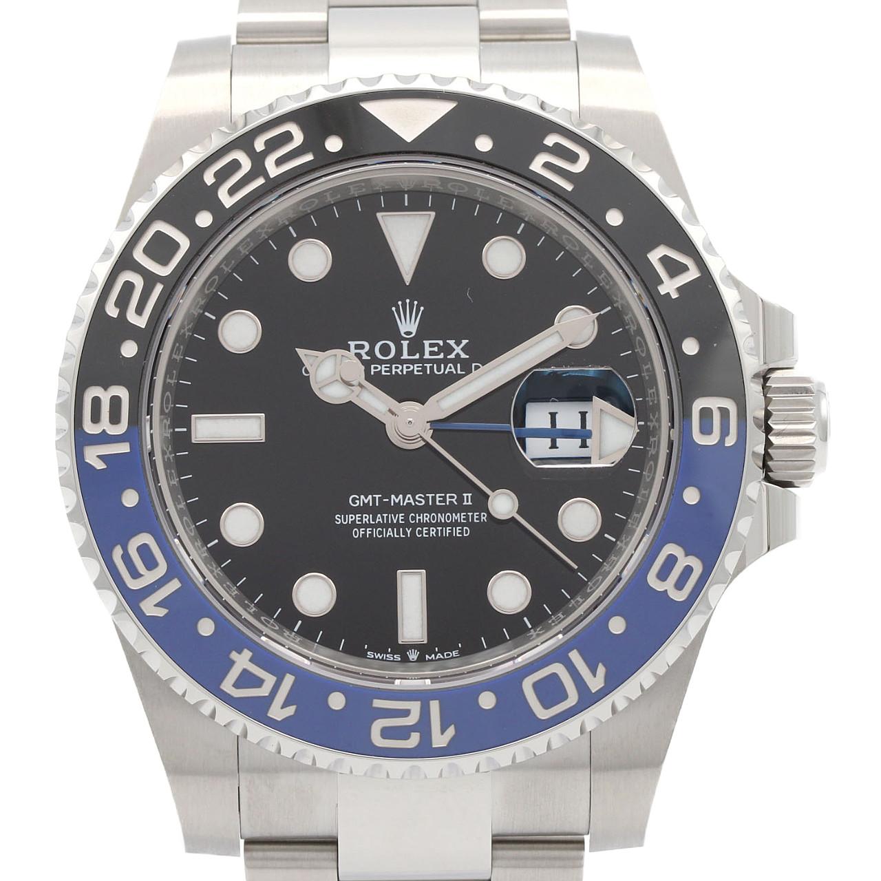 ロレックス GMTマスターⅡ 126710BLNR･3 SS 自動巻 ランダム番