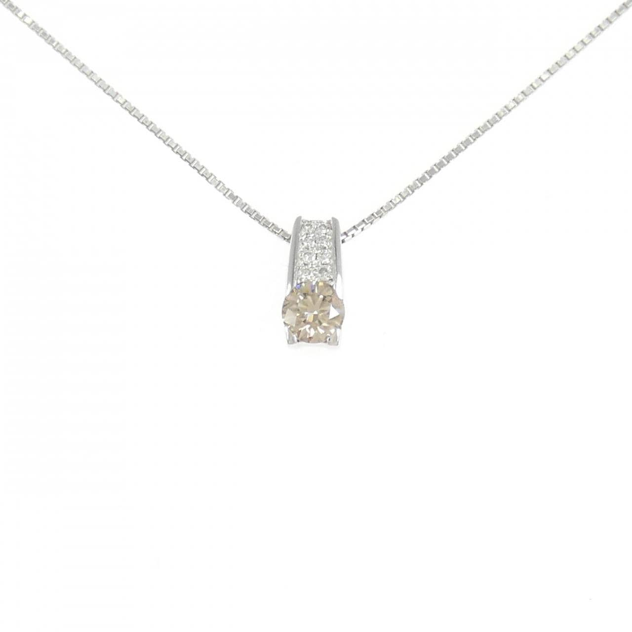 K18WG ダイヤモンド ネックレス 0.530CT