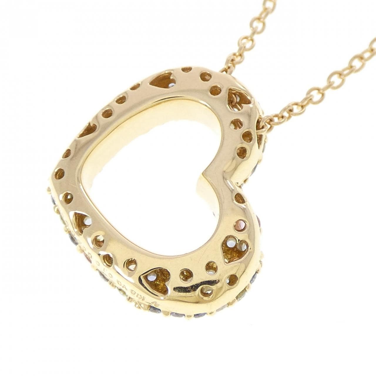 ポンテヴェキオ カラーストーン ネックレス 0.54CT