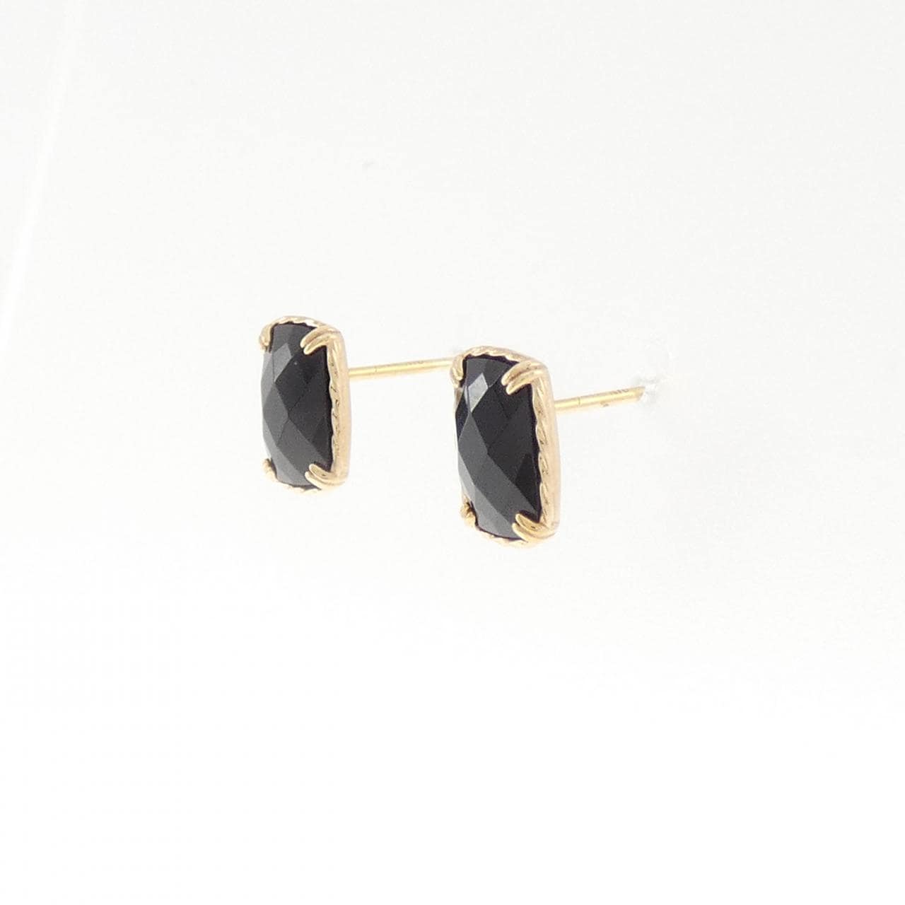 アガット オニキス ピアス
