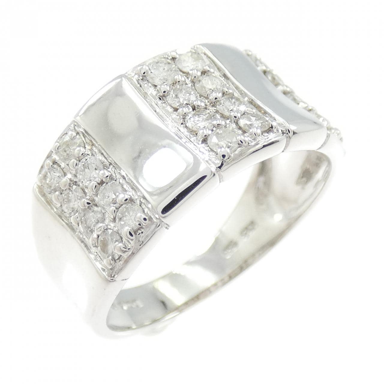 K18WG ダイヤモンド リング 0.50CT