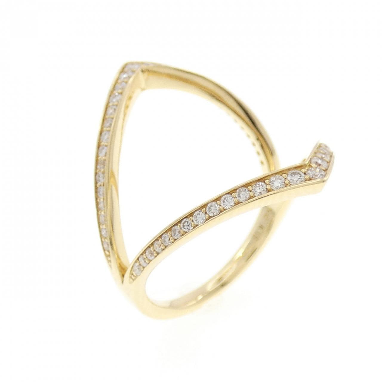 K18YG ダイヤモンド リング 0.30CT