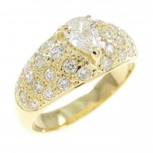K18YG ダイヤモンド リング 0.29CT