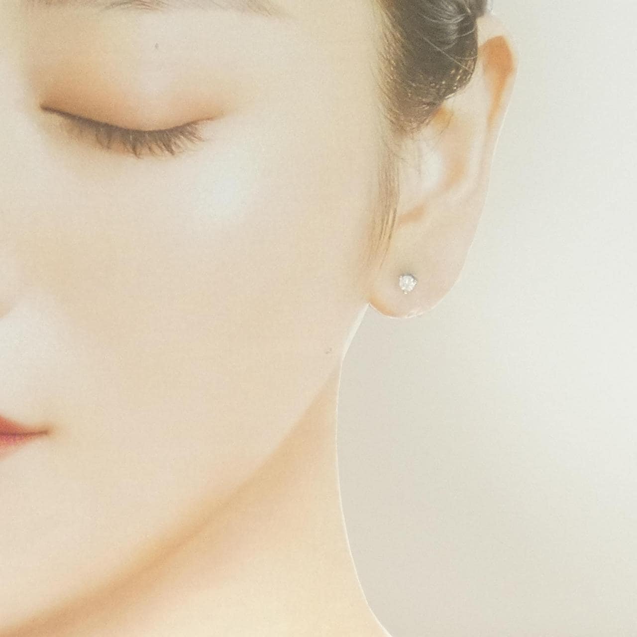 PT900 ダイヤモンド ピアス 0.30CT