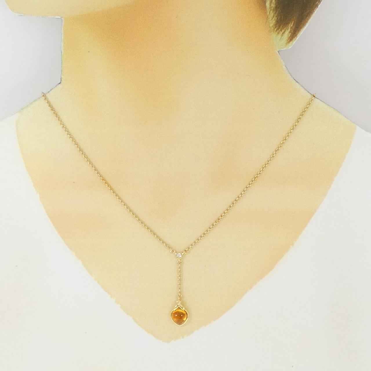Tasaki citrine necklace