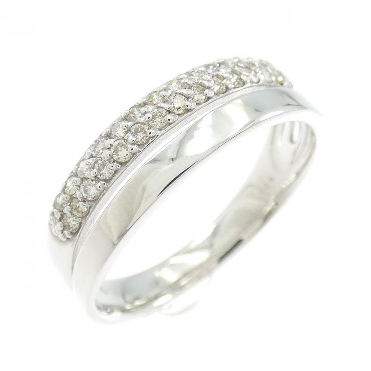 K18WG ダイヤモンド リング 0.20CT