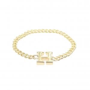 K18YG イニシャルH リング