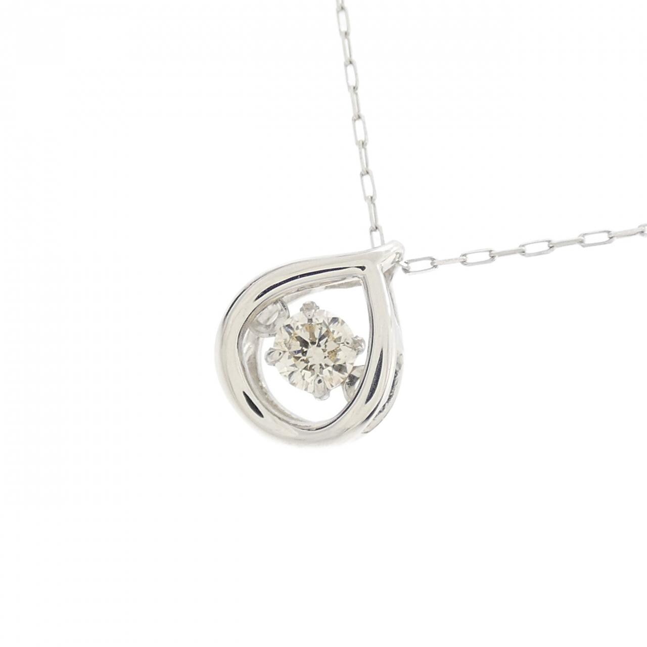 【新品】PT900 ダイヤモンド ネックレス 0.08CT