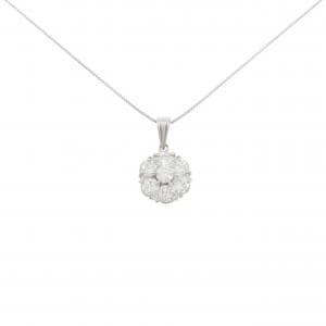 PT900/PT850 ダイヤモンド ネックレス 1.01CT