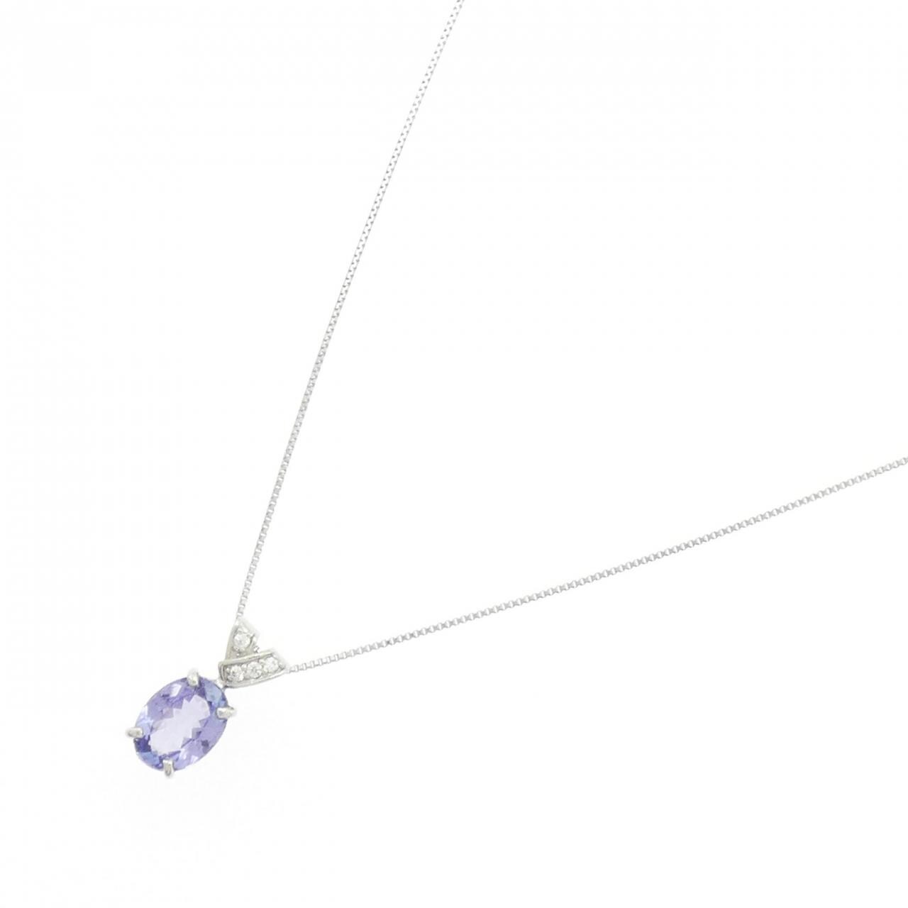 PT900/PT850坦桑石项链 1.00CT