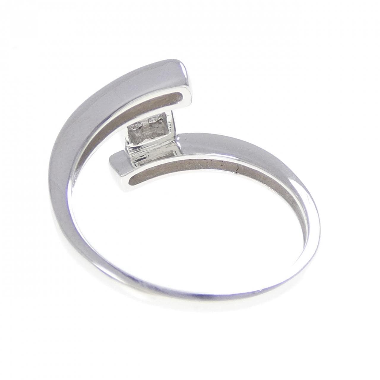 K18WG ダイヤモンド リング