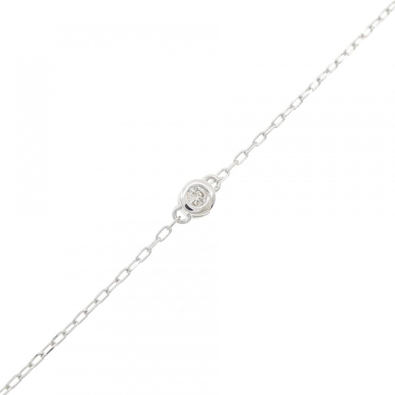 K18WG ダイヤモンド ブレスレット 0.05CT