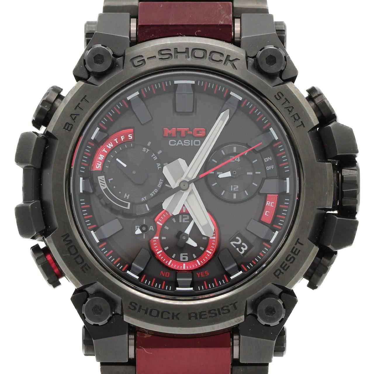 カシオ G-SHOCK･MT-G 電波時計 MTG-B3000BD-1AJF SSxカーボン ソーラークォーツ