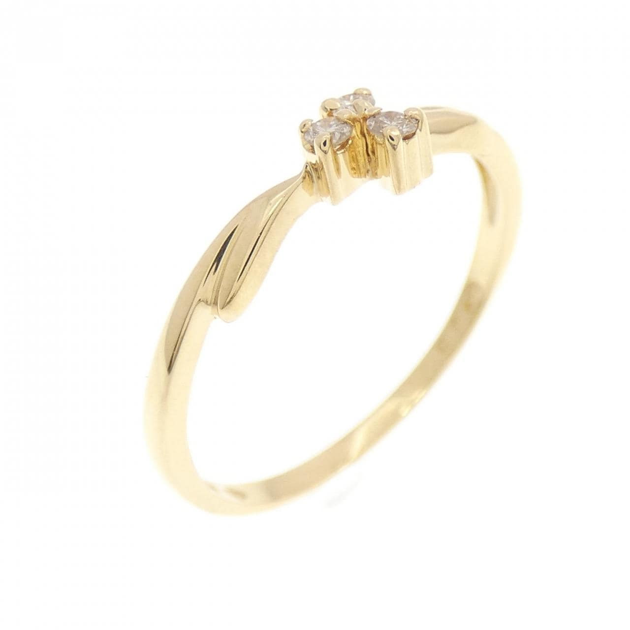 K18YG ダイヤモンド リング 0.05CT