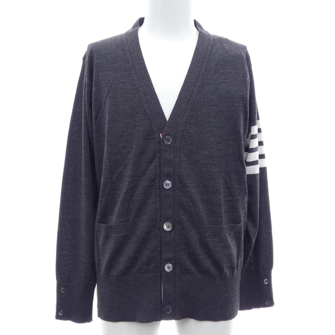 トムブラウン THOM BROWNE メリノウール 4BAR クラシック カーディガン MKC002A カーディガン