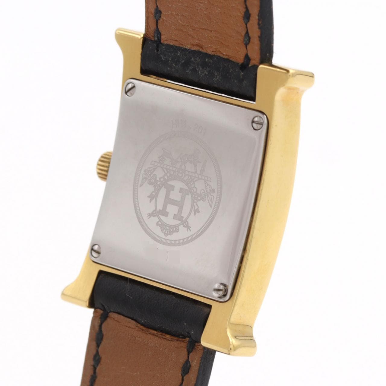 【ノーメンテナンス還元価格】エルメス Hウォッチ GP HH1.201 GP クォーツ