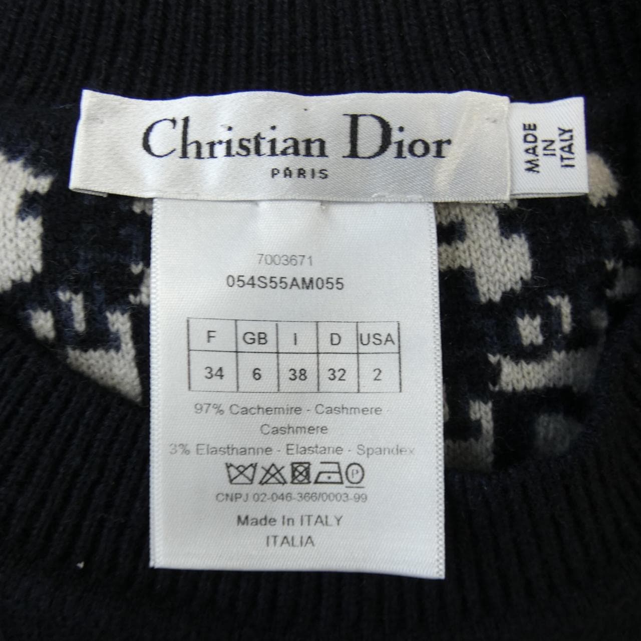 クリスチャンディオール CHRISTIAN DIOR ニット