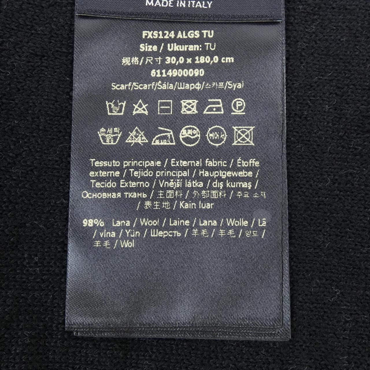 フェンディ FENDI FXS124 ALGS MUFFLER