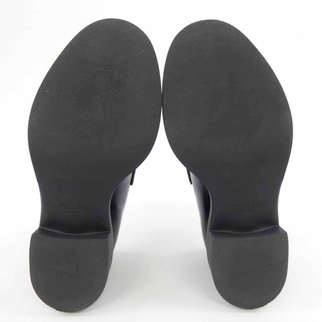 プラダ PRADA チョコレート ローファー トライアングルロゴ 1D246M シューズ