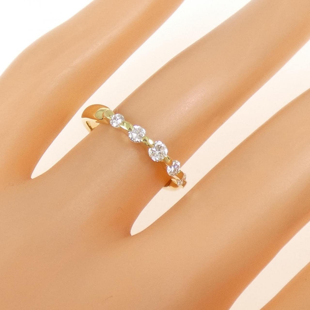 K18YG ダイヤモンド リング 0.30CT