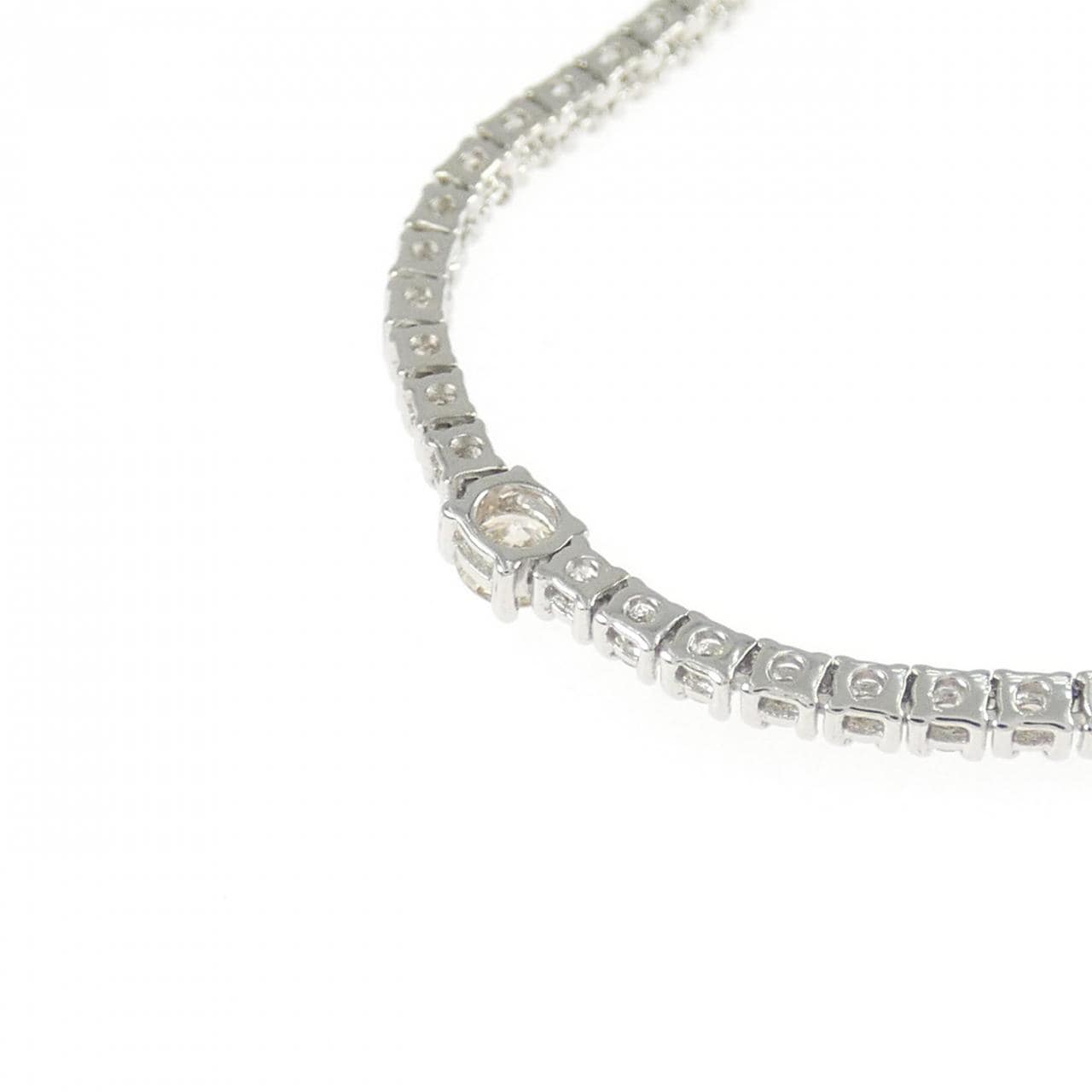 K18WG ダイヤモンド ネックレス 3.00CT