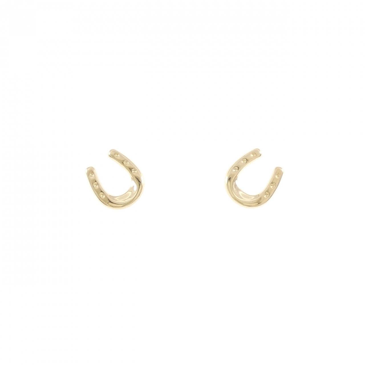 K18YG ホースシュー ピアス