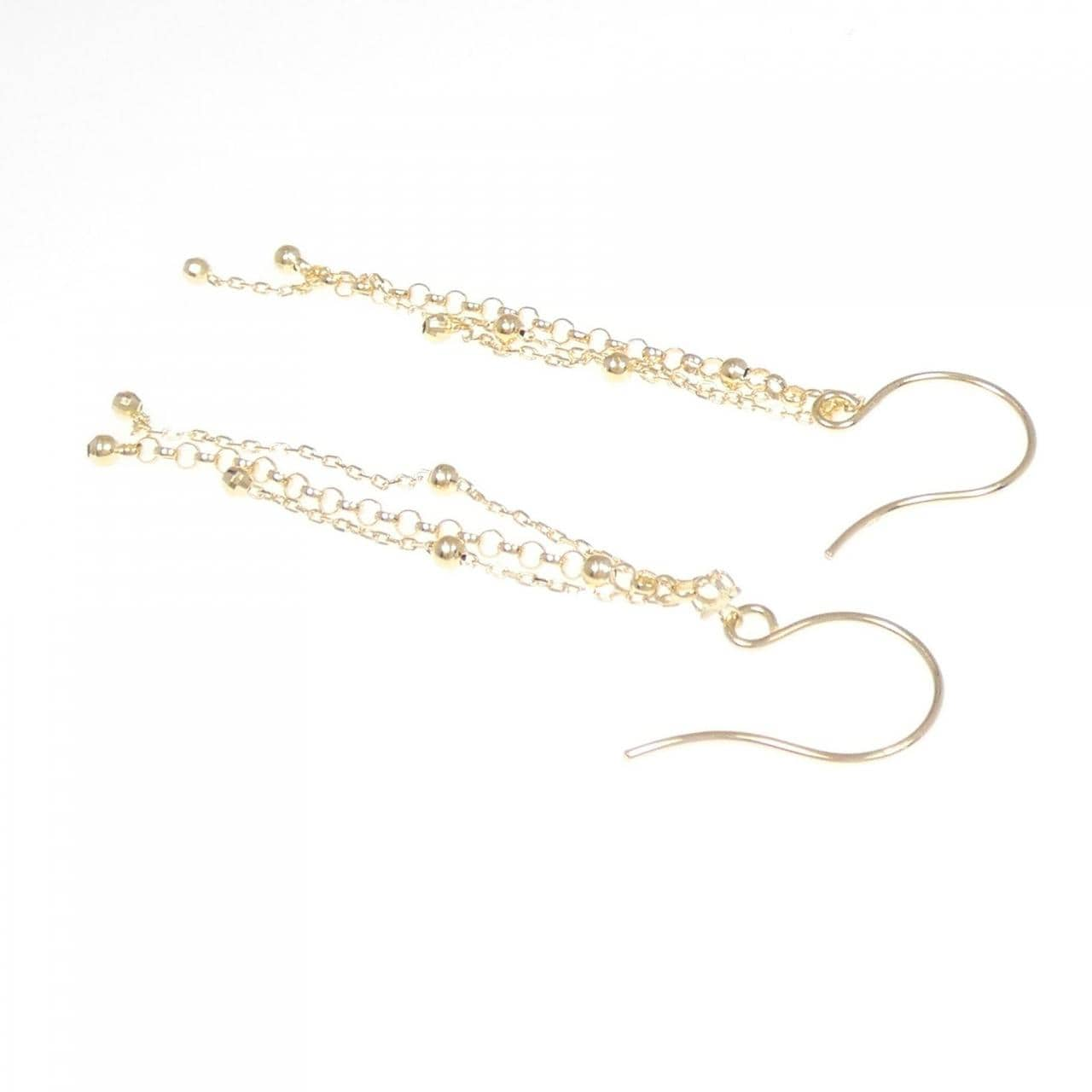 K18YG earrings