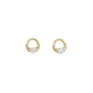 K18YG ダイヤモンド ピアス 0.10CT