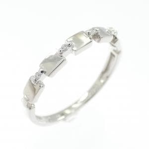 スタージュエリー K10WG リング 0.01CT