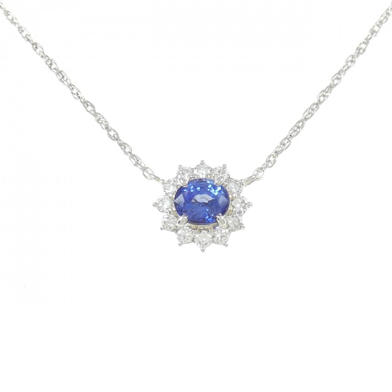 PT Sapphire Necklace 1.20CT