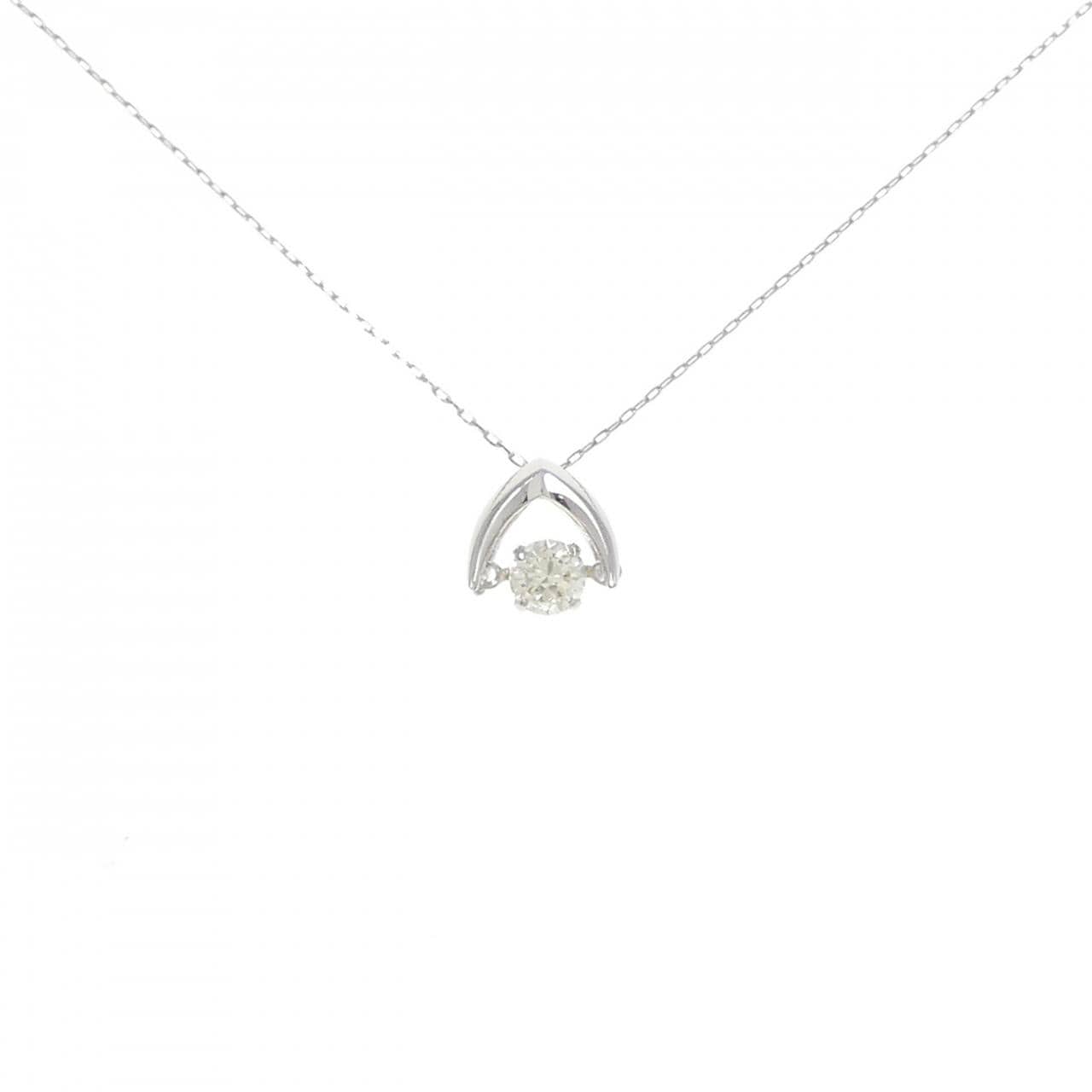 【新品】PT900 ダイヤモンド ネックレス 0.30CT