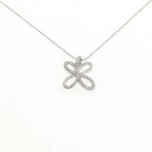 K18WG ダイヤモンド ネックレス 0.30CT