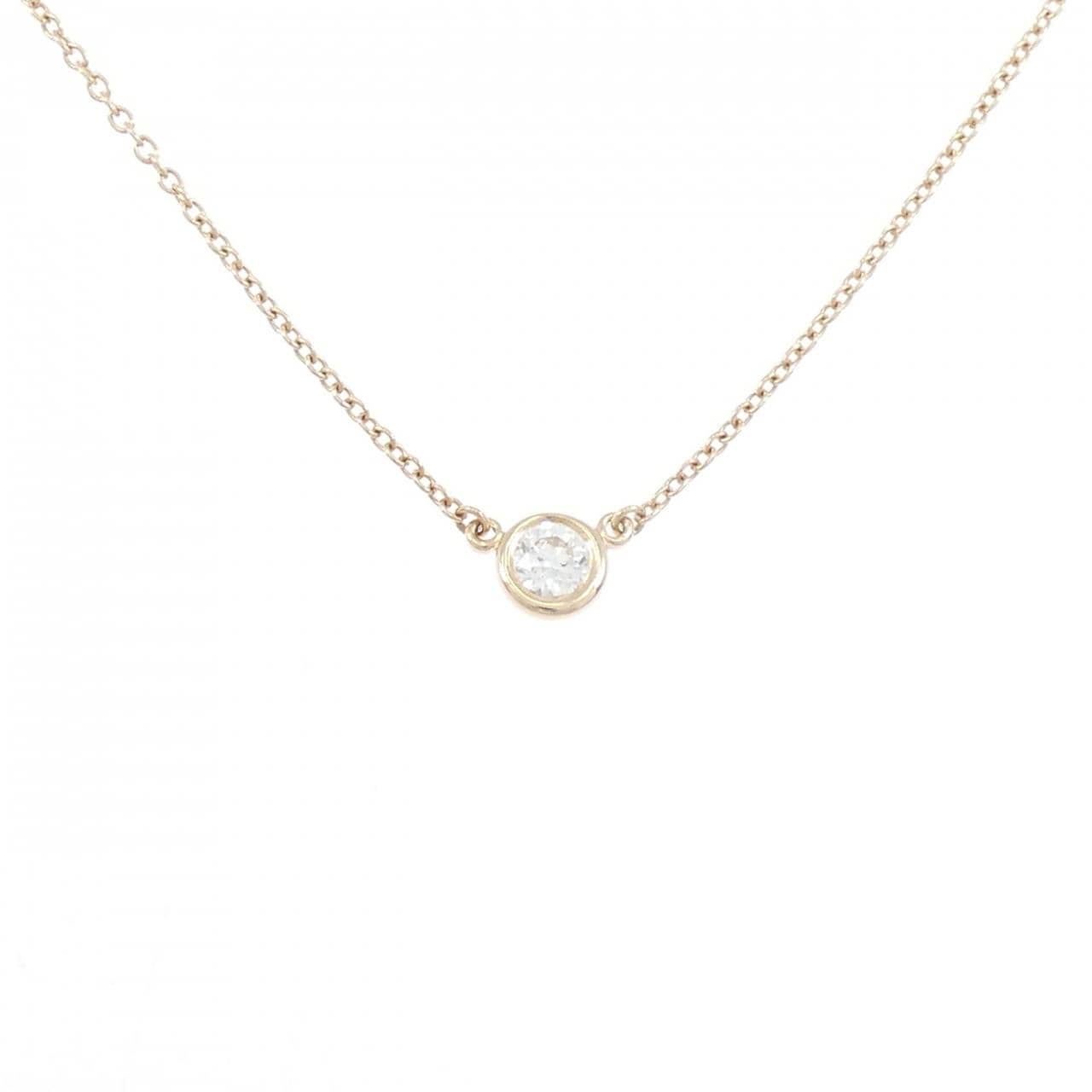 ティファニー バイザヤード ネックレス 0.18CT I VVS2 3EXT